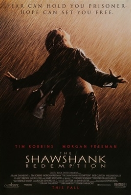 The Shawshank Redemption movie posters (1994) poster with hanger