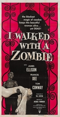 I Walked with a Zombie movie posters (1943) poster with hanger