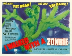 I Walked with a Zombie movie posters (1943) wooden framed poster