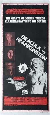 Dracula Vs. Frankenstein movie posters (1971) hoodie