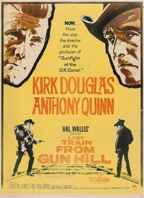 Last Train from Gun Hill movie posters (1959) wood print