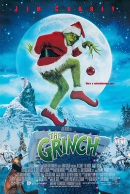 How the Grinch Stole Christmas movie posters (2000) wooden framed poster