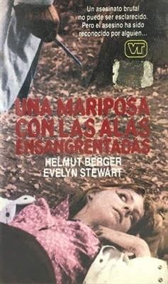 Una farfalla con le ali insanguinate movie posters (1971) poster with hanger