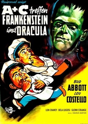Bud Abbott Lou Costello Meet Frankenstein movie posters (1948) poster with hanger
