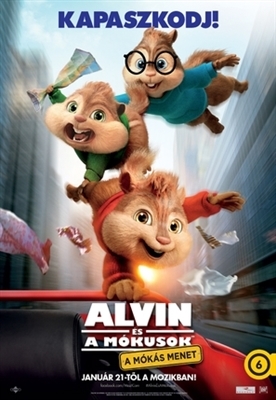 Alvin and the Chipmunks: The Road Chip movie posters (2015) wooden framed poster