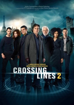 Crossing Lines movie poster (2013) poster with hanger