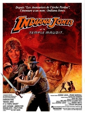 Indiana Jones and the Temple of Doom movie posters (1984) pillow