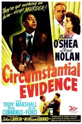 Circumstantial Evidence movie posters (1945) Stickers MOV_1726618