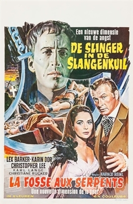 Die Schlangengrube und das Pendel movie posters (1967) wood print