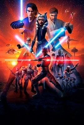 Star Wars: The Clone Wars movie posters (2008) pillow