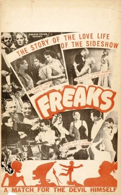Freaks movie poster (1932) wood print