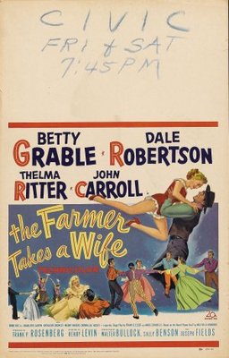The Farmer Takes a Wife movie poster (1953) mug