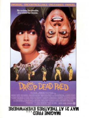 Drop Dead Fred movie poster (1991) wood print