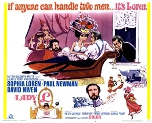 Lady L movie posters (1965) wood print