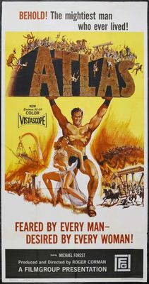 Atlas movie poster (1961) pillow