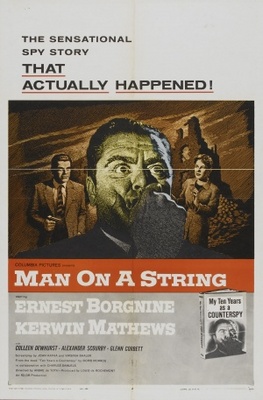 Man on a String movie poster (1960) pillow