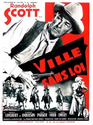 A Lawless Street movie posters (1955) pillow