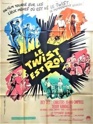 Hey, Let's Twist movie posters (1961) wooden framed poster