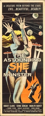 The Astounding She-Monster movie posters (1957) t-shirt