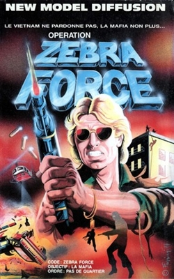 Zebra Force movie posters (1976) wooden framed poster