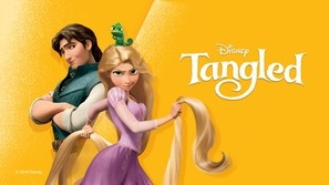 Tangled movie posters (2010) pillow