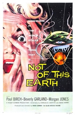 Not of This Earth movie posters (1988) Stickers MOV_1782806