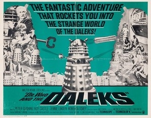 Dr. Who and the Daleks movie posters (1965) poster with hanger