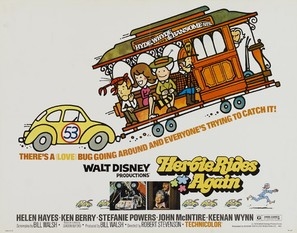 Herbie Rides Again movie posters (1974) wood print