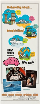 Herbie Rides Again movie posters (1974) wood print
