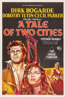 A Tale of Two Cities movie posters (1958) canvas poster