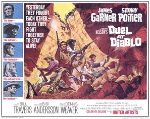 Duel at Diablo movie posters (1966) wood print