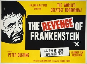 The Revenge of Frankenstein movie posters (1958) t-shirt
