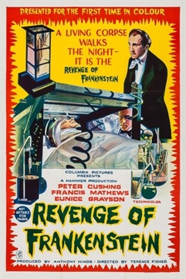 The Revenge of Frankenstein movie posters (1958) t-shirt