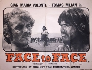 Faccia a faccia movie posters (1967) canvas poster