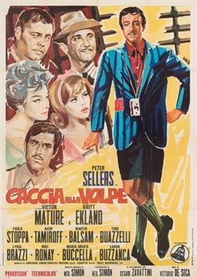 Caccia alla volpe movie posters (1966) poster with hanger