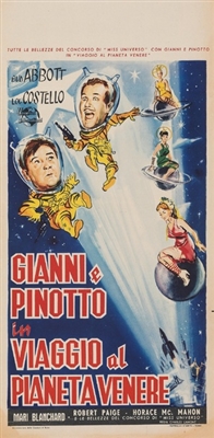 Abbott and Costello Go to Mars movie posters (1953) pillow