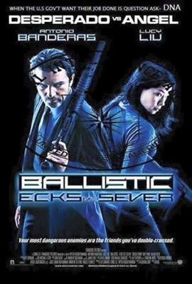 Ballistic movie posters (2002) tote bag