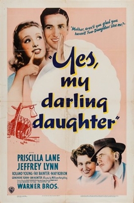 Yes, My Darling Daughter movie posters (1939) tote bag
