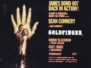 Goldfinger movie posters (1964) puzzle MOV_1786361