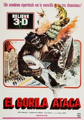 Ape movie posters (1976) metal framed poster