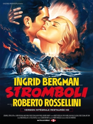 Stromboli movie posters (1950) canvas poster