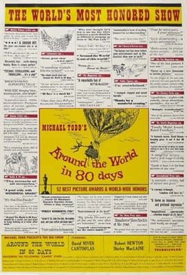 Around the World in Eighty Days movie posters (1956) Stickers MOV_1787488
