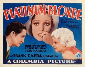 Platinum Blonde movie posters (1931) canvas poster