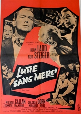 13 West Street movie posters (1962) canvas poster