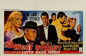 13 West Street movie posters (1962) pillow