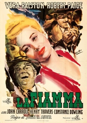 The Flame movie posters (1947) canvas poster