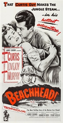 Beachhead movie posters (1954) tote bag