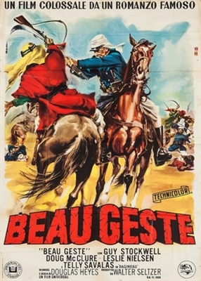 Beau Geste movie posters (1966) wood print