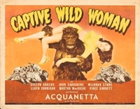 Captive Wild Woman movie posters (1943) Tank Top #3527939