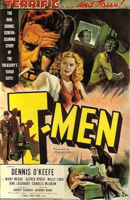 T-Men movie poster (1947) tote bag